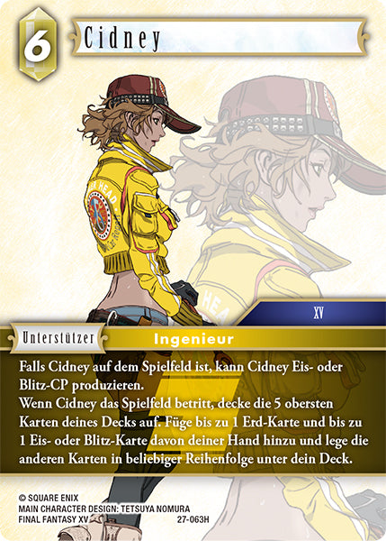 Final Fantasy Opus 27-063 H Cidney Erde