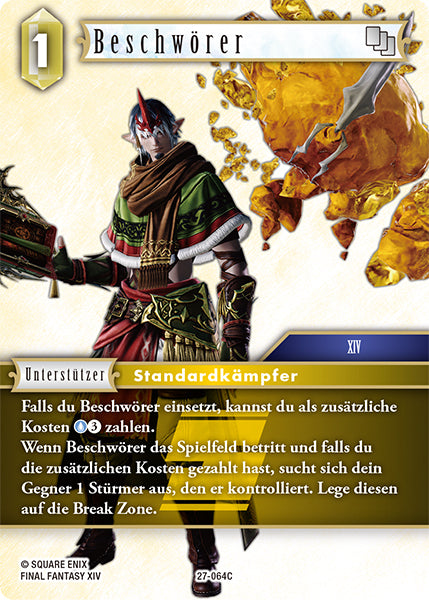 Final Fantasy Opus 27-064 C Beschwörer Erde