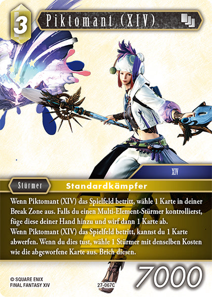 Final Fantasy Opus 27-067 C Piktomant (XIV) Erde