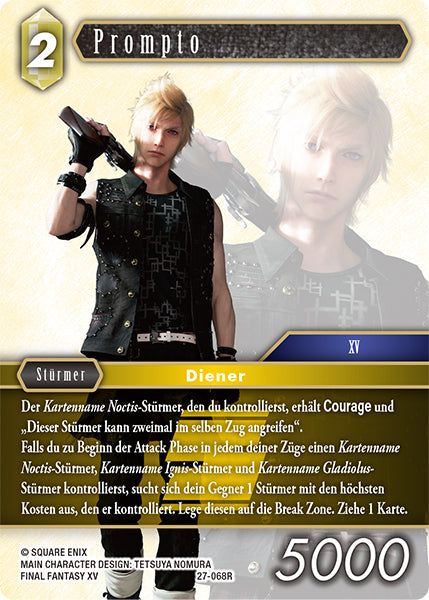Final Fantasy Opus 27-068 R Prompto Erde