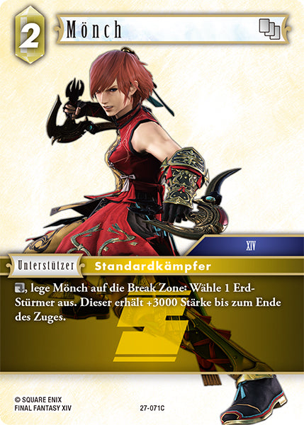 Final Fantasy Opus 27-071 C Mönch Erde