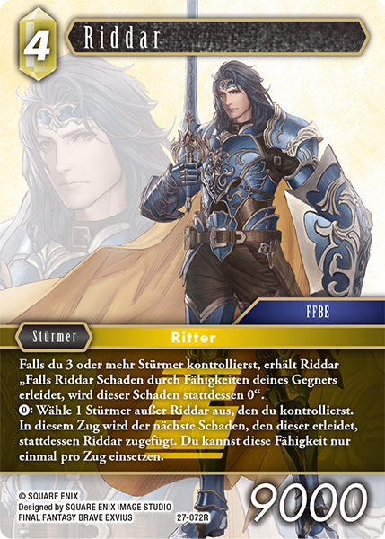 Final Fantasy Opus 27-072 R Riddar Erde