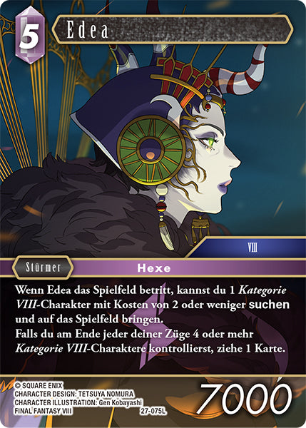 Final Fantasy Opus 27-075 L Edea Blitz