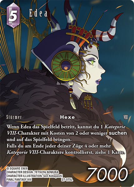 Final Fantasy Opus 27-075 L Edea Blitz