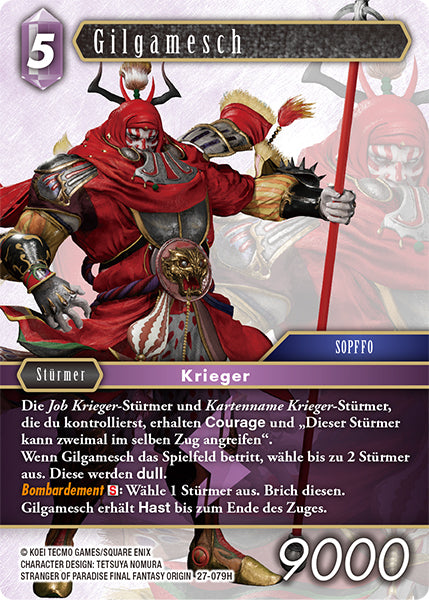 Final Fantasy Opus 27-079 H Gilgamesch Blitz