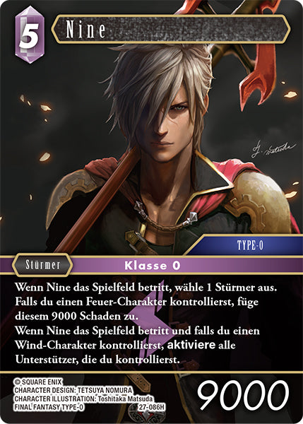 Final Fantasy Opus 27-086 H Nine Blitz