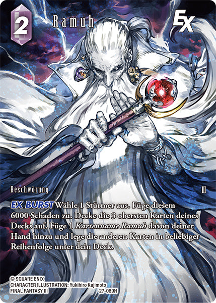 Final Fantasy Opus 27-089 H Ramuh Blitz