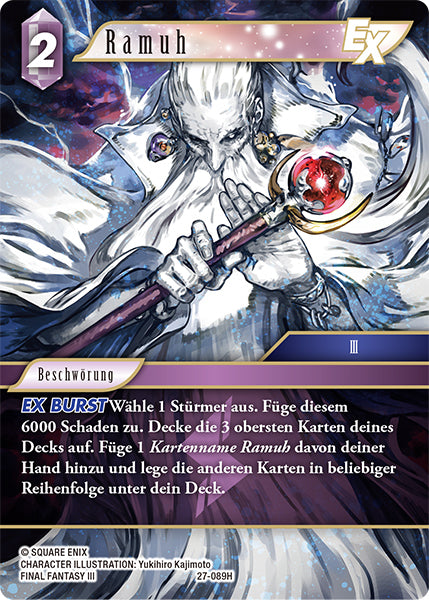 Final Fantasy Opus 27-089 H Ramuh Blitz