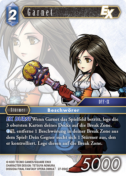 Final Fantasy Opus 27-094 C Garnet Wasser