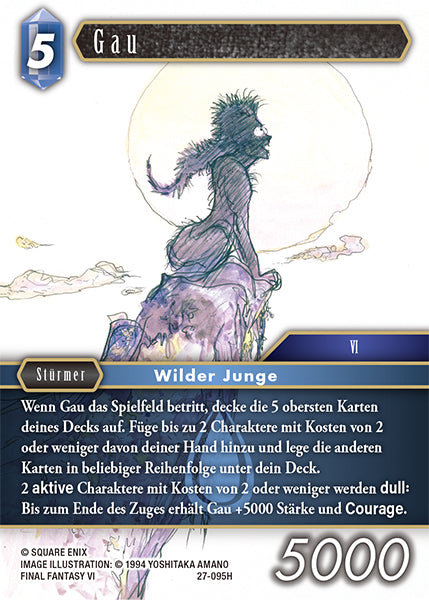 Final Fantasy Opus 27-095 H Gau Wasser