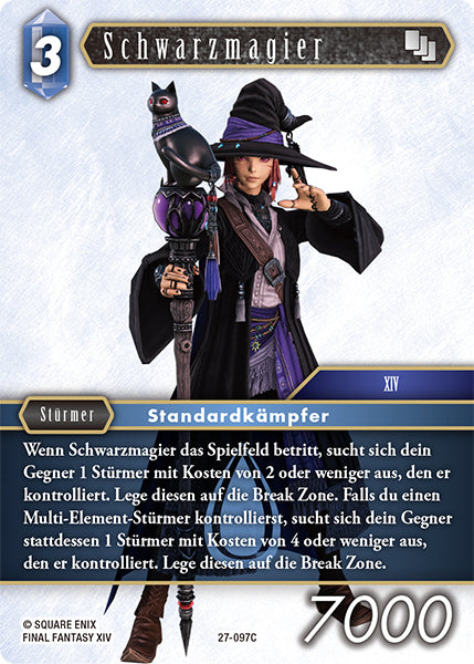 Final Fantasy Opus 27-097 C Schwarzmagier Wasser