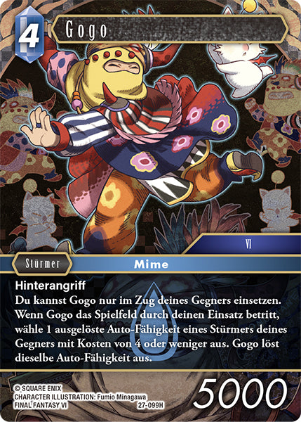 Final Fantasy Opus 27-099 H Gogo Wasser