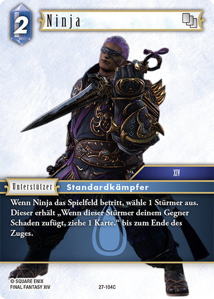Final Fantasy Opus 27-104 C Ninja Wasser