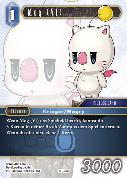 Final Fantasy Opus 27-106 C Mog (VI) Wasser
