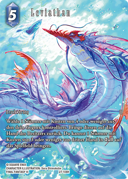 Final Fantasy Opus 27-108 H Leviathan Wasser