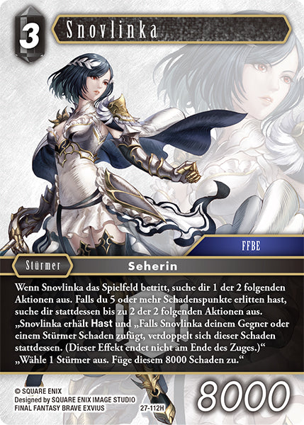 Final Fantasy Opus 27-112 H Snovlinka Dunkelheit