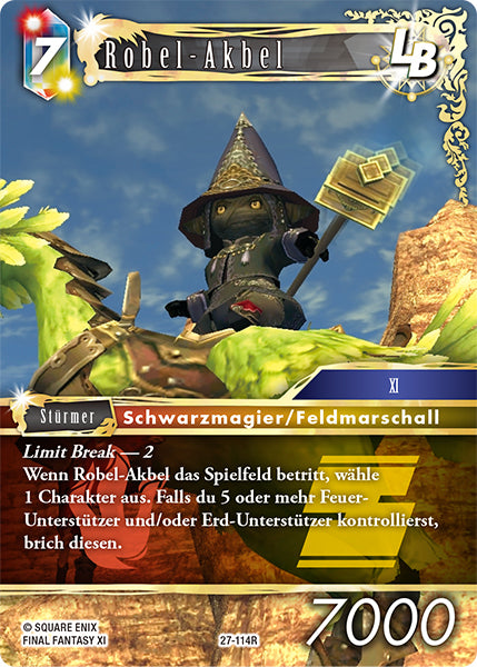 Final Fantasy Opus 27-114 R Robel-Akbel LB Feuer/Erde