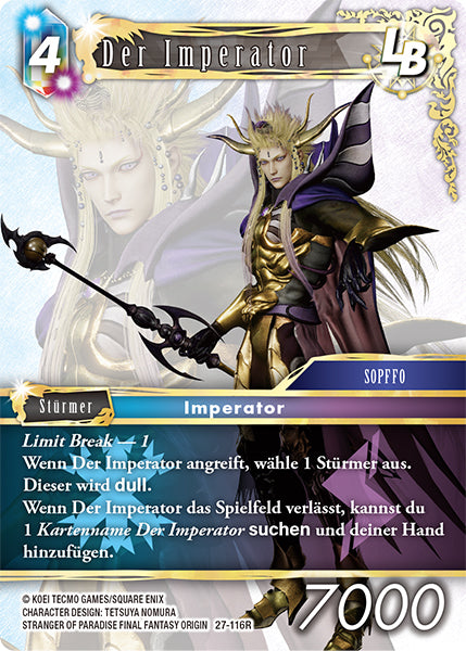 Final Fantasy Opus 27-116 R Der Imperator LB Eis/Blitz