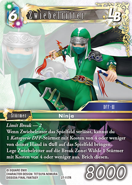 Final Fantasy Opus 27-117 R Zwiebelritter LB Wind/Blitz