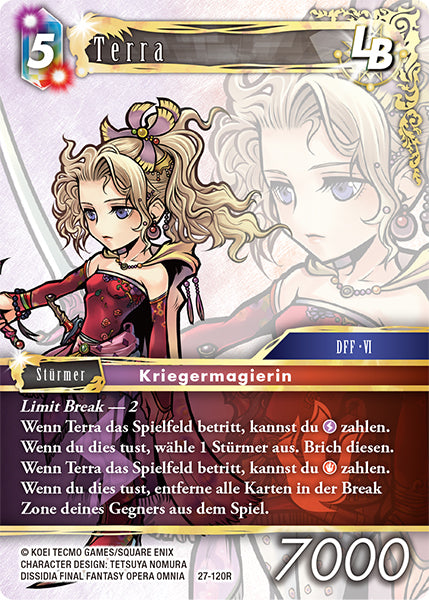 Final Fantasy Opus 27-120 R Terra LB Blitz/Feuer