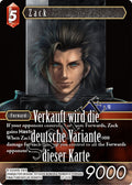 Final Fantasy Opus 27-123 S Zack Feuer