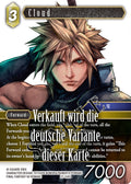 Final Fantasy Opus 27-124 S Cloud Erde