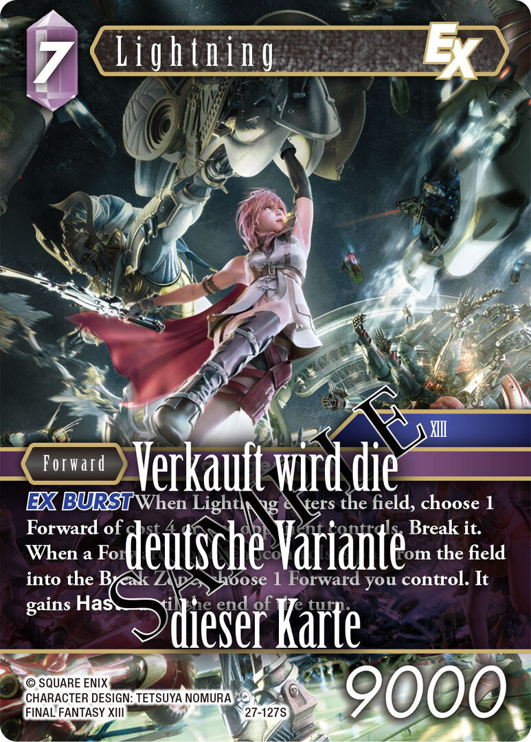 Final Fantasy Opus 27-127 S Lightning Blitz
