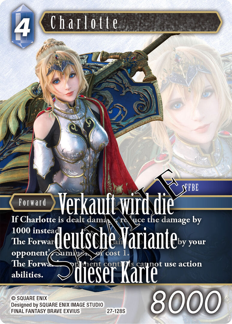 Final Fantasy Opus 27-128 S Charlotte Wasser