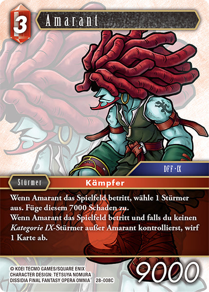 Final Fantasy Opus 28-008 C Amarant Feuer