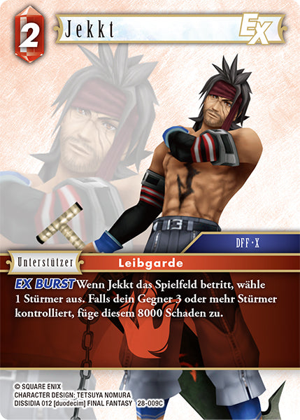 Final Fantasy Opus 28-009 C Jekkt Feuer