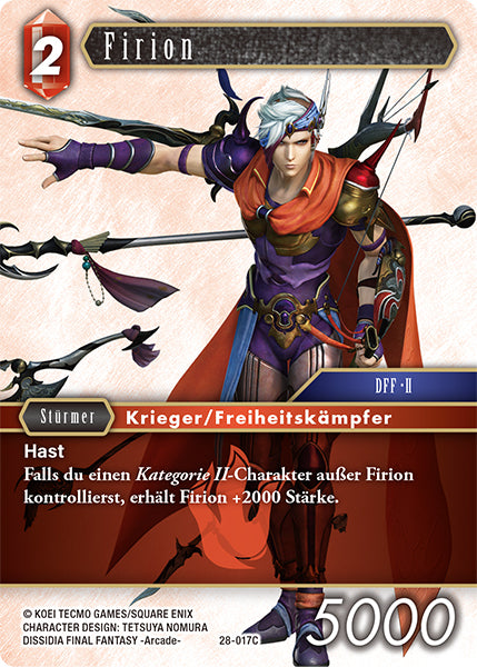 Final Fantasy Opus 28-017 C Firion Feuer