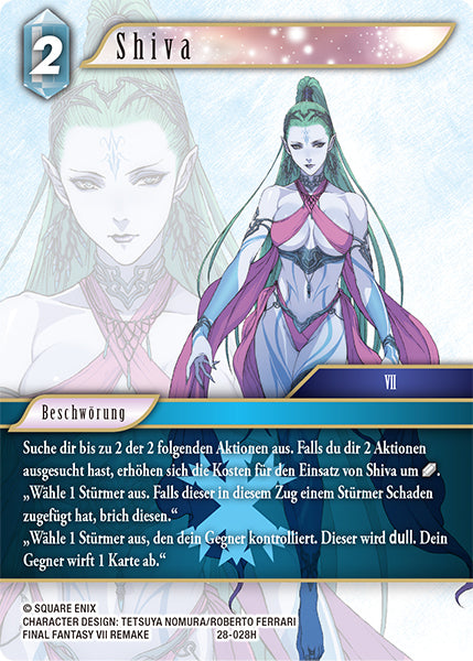 Final Fantasy Opus 28-028 H Shiva Eis
