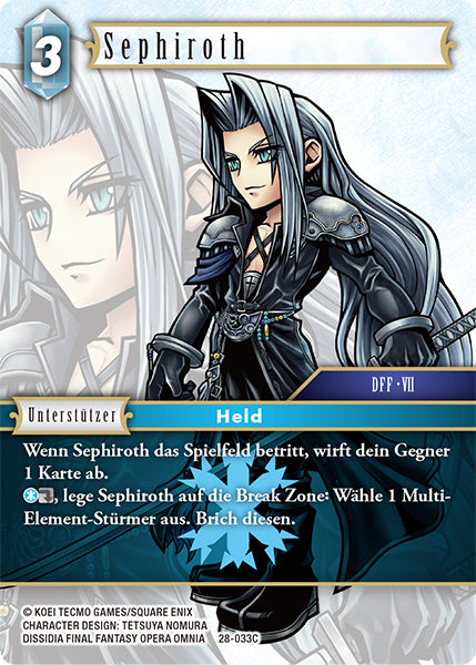 Final Fantasy Opus 28-033 C Sephiroth Eis