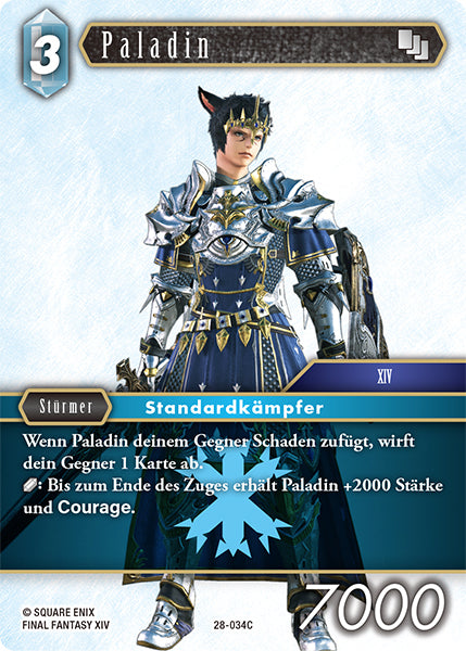 Final Fantasy Opus 28-034 C Paladin Eis
