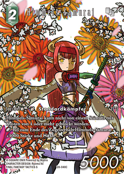 Final Fantasy Opus 28-040 C Himmels-Samurai Wind