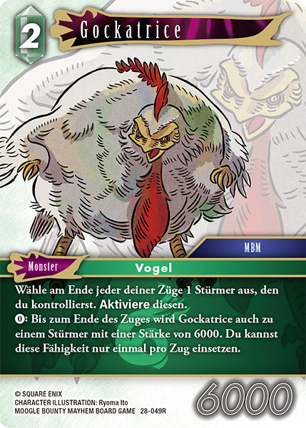 Final Fantasy Opus 28-049 R Gockatrice Wind