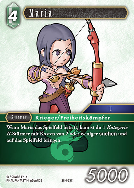 Final Fantasy Opus 28-053 C Maria Wind
