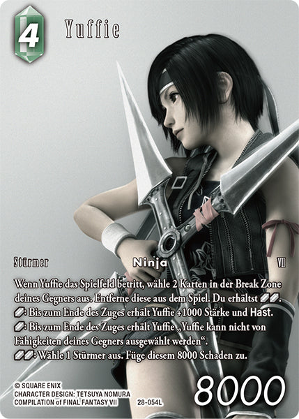 Final Fantasy Opus 28-054 L Yuffie Wind