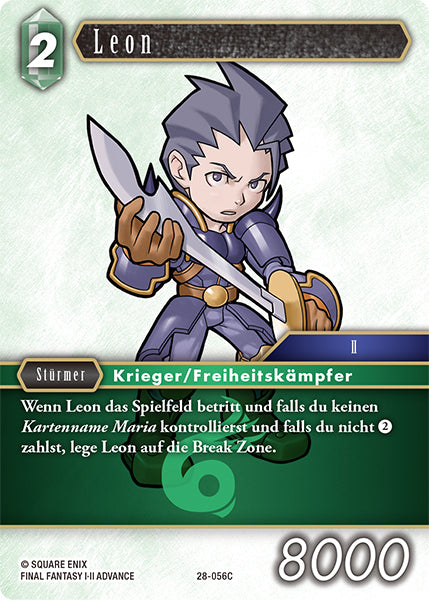 Final Fantasy Opus 28-056 C Leon Wind