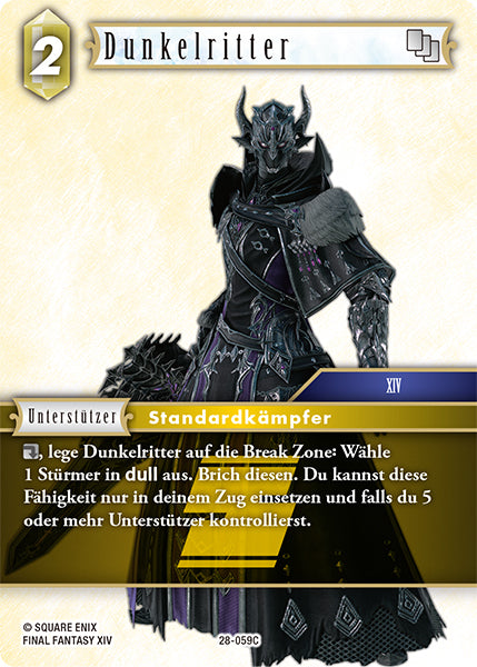 Final Fantasy Opus 28-059 C Dunkelritter Erde