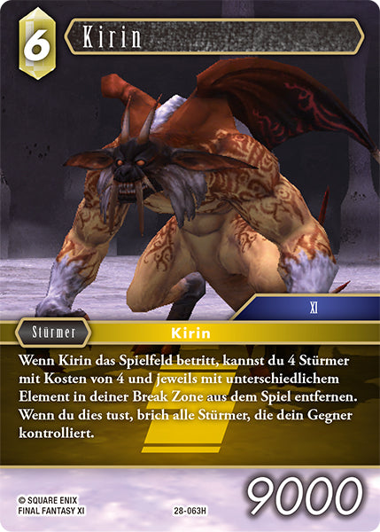 Final Fantasy Opus 28-063 H Kirin Erde