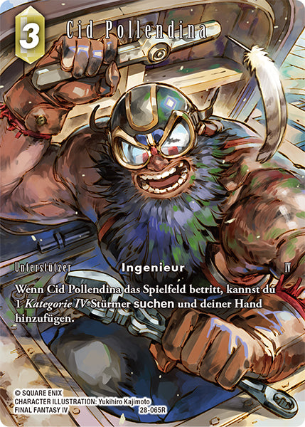 Final Fantasy Opus 28-065 R Cid Pollendina Erde