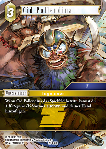 Final Fantasy Opus 28-065 R Cid Pollendina Erde