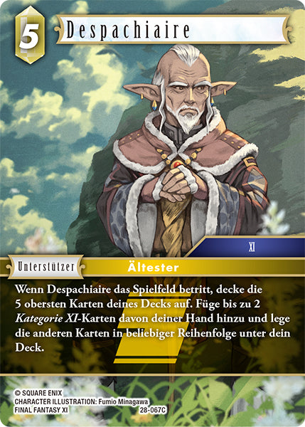 Final Fantasy Opus 28-067 C Despachiaire Erde