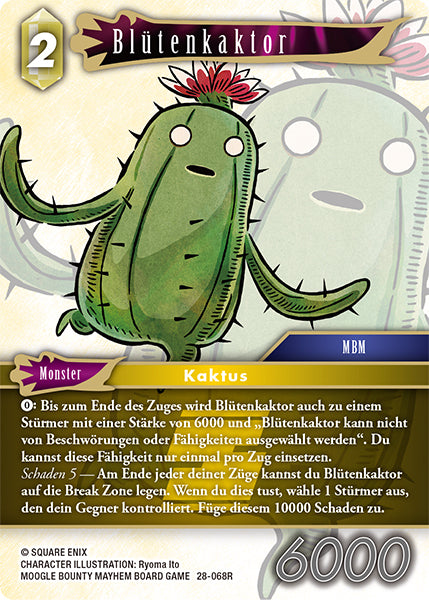 Final Fantasy Opus 28-068 R Blütenkaktor Erde