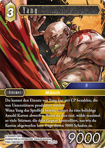 Final Fantasy Opus 28-071 H Yang Erde