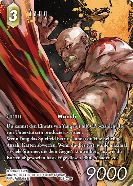 Final Fantasy Opus 28-071 H Yang Erde