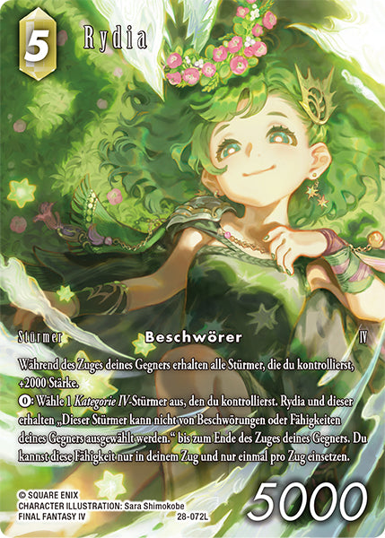 Final Fantasy Opus 28-072 L Rydia Erde