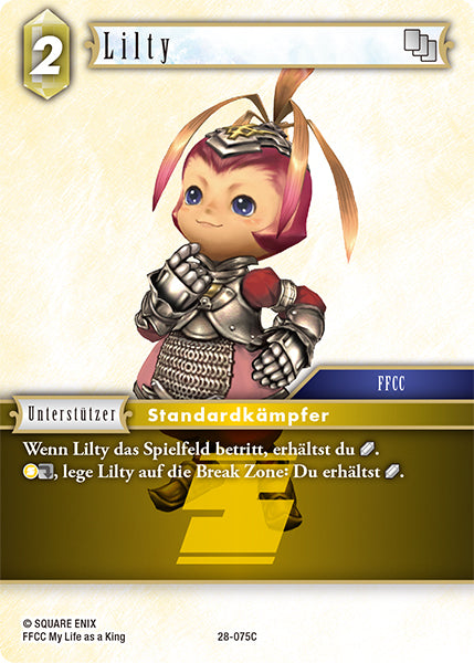Final Fantasy Opus 28-075 C Lilty Erde