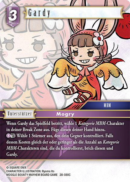 Final Fantasy Opus 28-080 C Gardy Blitz